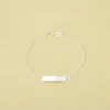 Pulseira Infantil de Chapa c/ Menina Vazada